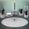 Blue Donuts Elegant Bathroom Accessories Set, Silver, Ceramic, 4 Piece BD3550360 - alternate 3